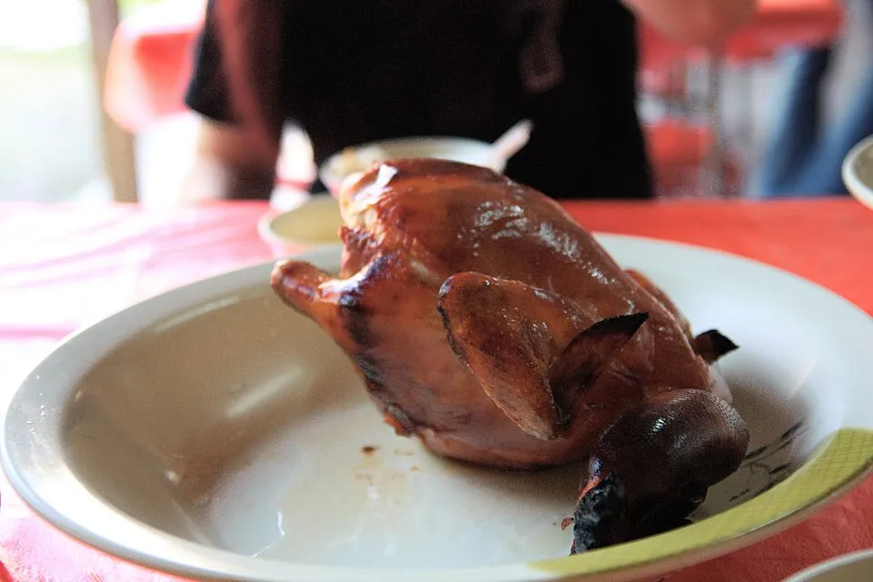 Barrel chicken