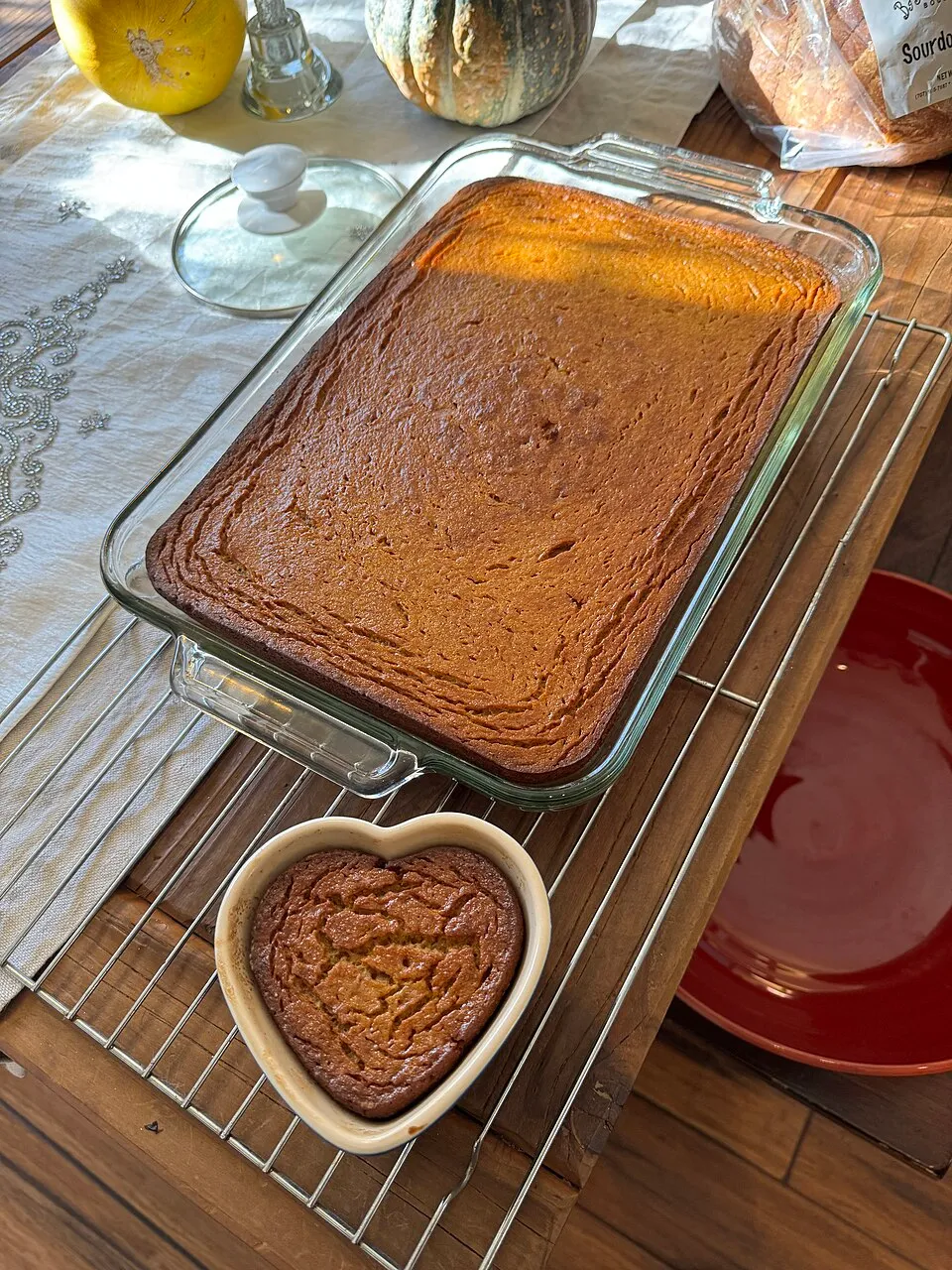 Persimmon pudding