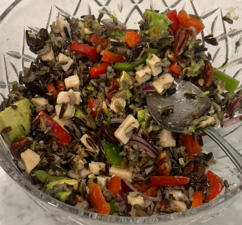 Wild rice salad